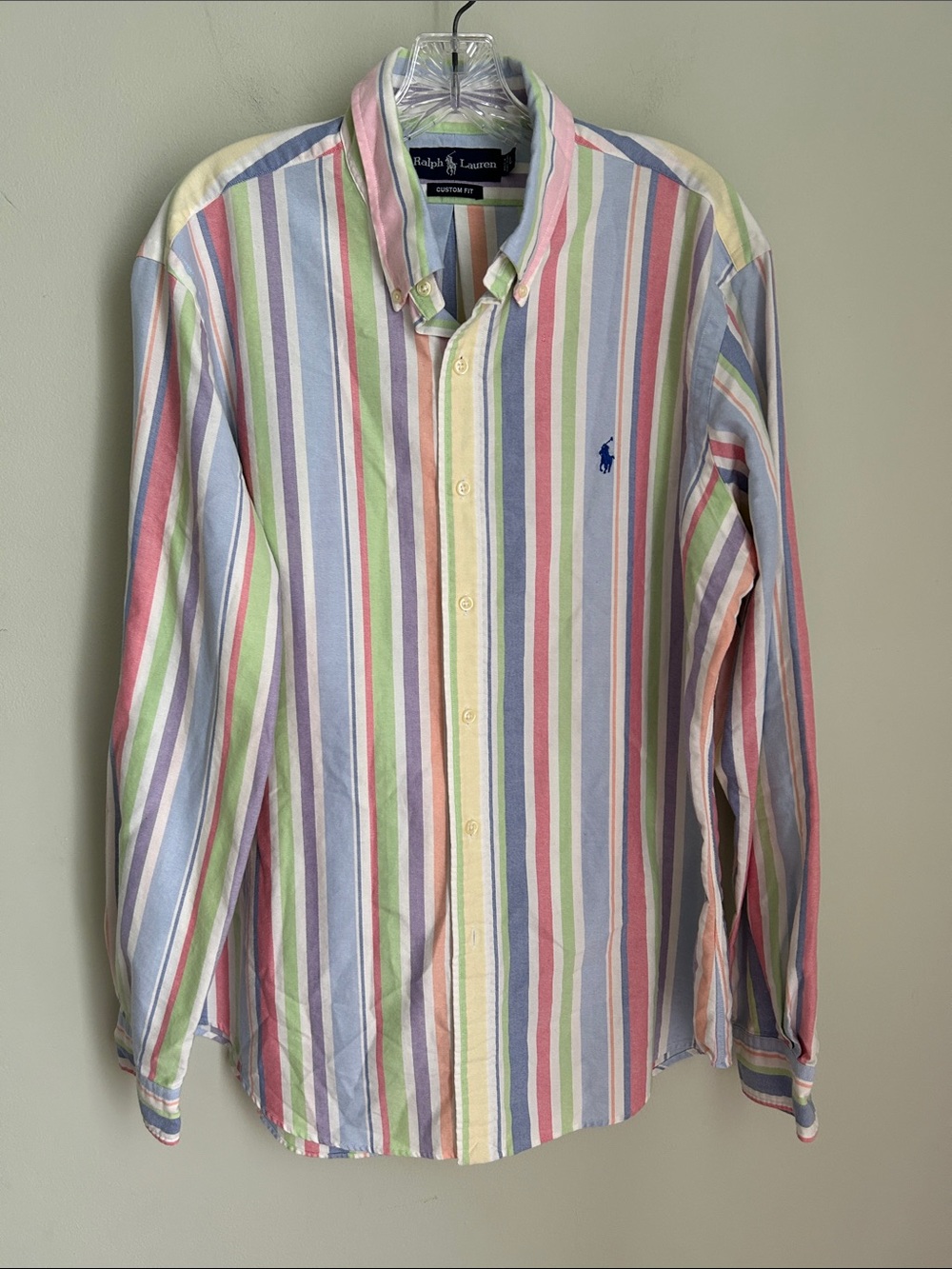 Ralph Lauren Pastel Multistripe Button-Down Shirt